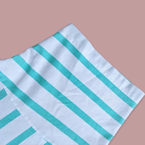 Vintage 90s Striped Flower essential t-shirt tee - Picture 4 of 4